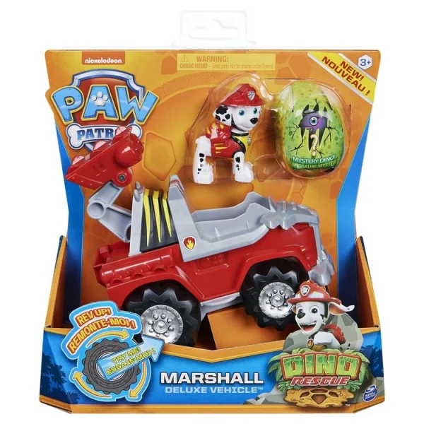 SPIN MASTER Véhicule + Figurine – Marcus – Pat’Patrouille Dino Rescue 5