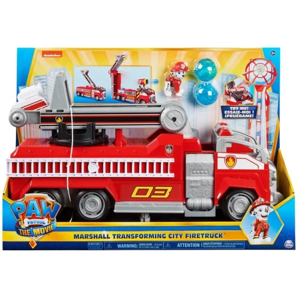 SPIN MASTER Camion De Pompiers Transformable Marcus La Pat’ Patrouille – Le Film 3