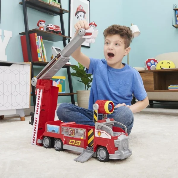 SPIN MASTER Camion De Pompiers Transformable Marcus La Pat’ Patrouille – Le Film 5