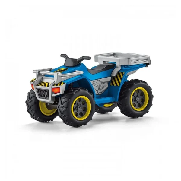 Schleich Fuite Sur Quad Face Au Vélociraptor Dinosaurs 4