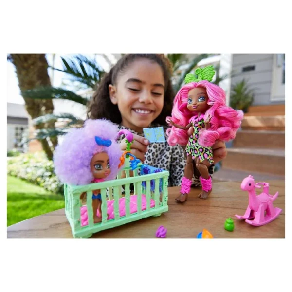 MATTEL Coffret Histoire Des Cavernes Fernessa Cave Club 6