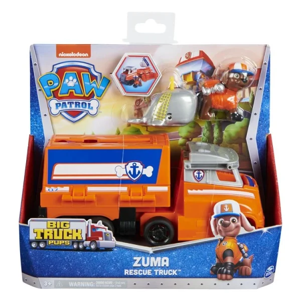 SPIN MASTER Camion Et Figurine Zuma Big Truck Pups La Pat’ Patrouille 6