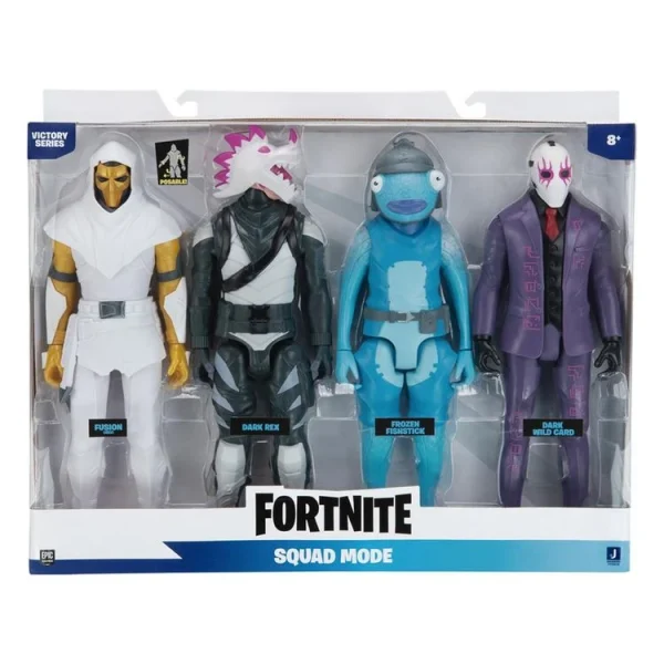 JAZWARES Pack De 4 Figurines 30 Cm Victory Series Squad Mode Fortnite 5