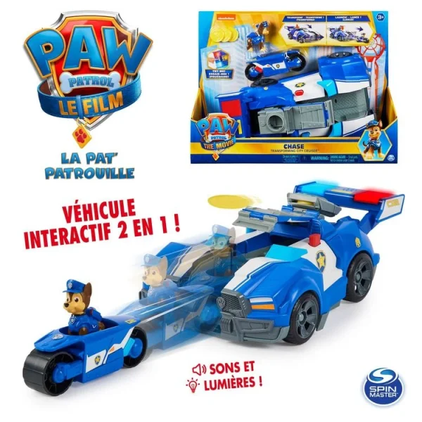 SPIN MASTER Véhicule Transformable Chase La Pat’ Patrouille – Le Film 5