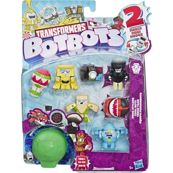 HASBRO Pack 8 Figurines Transformers Botbots 1 3