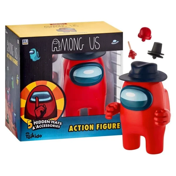 TOMY AMONG US PACK 1 MAXIFIGURINE 17 CM ROUGE 1