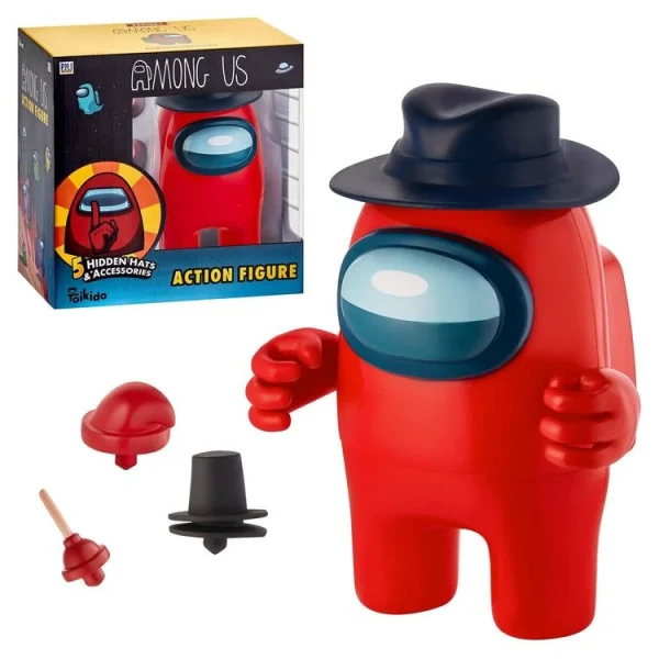 TOMY AMONG US PACK 1 MAXIFIGURINE 17 CM ROUGE 3