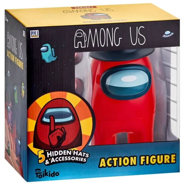 TOMY AMONG US PACK 1 MAXIFIGURINE 17 CM ROUGE 4