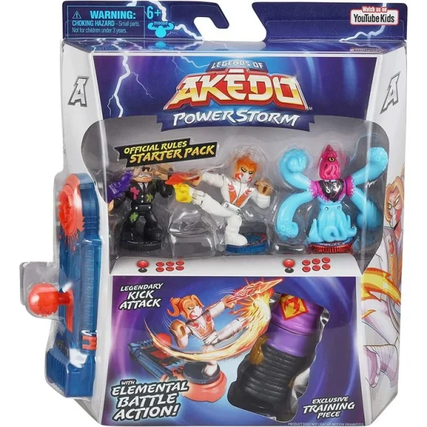 MOOSE TOYS Pack Starter Powerstorm Kick Attack – Akedo 5