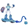HASBRO Figurine Marvel Avengers Bend Flex Missions Captain America 10