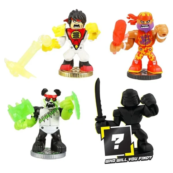 MOOSE TOYS Pack 4 Figurines Warrior Akedo PowerStorm B 3