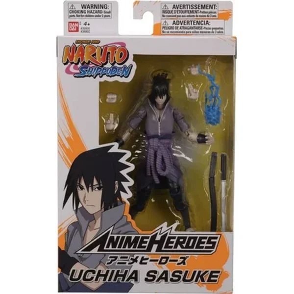 BANDAI Figurine Anime Heroes 17 Cm – Sasuke Uchiwa – Naruto Shippuden 1
