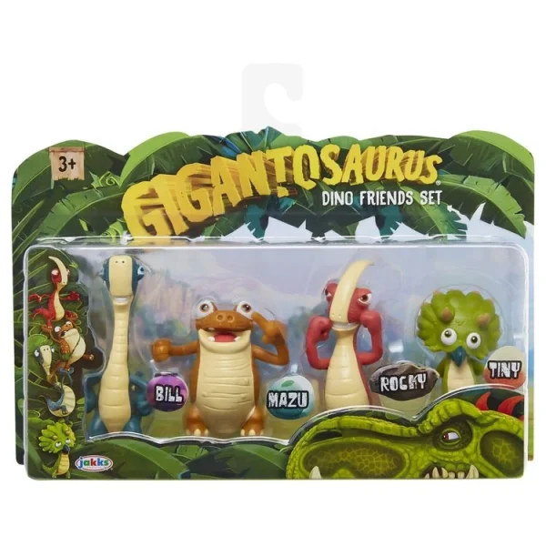 JAKKS PACIFIC Gigantosaurus – Coffret 4 Figurines Dino Amis 4
