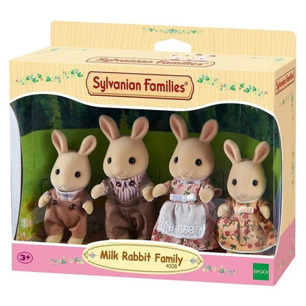 Epoch D’Enfance 4108 – Famille Lapin Crème – Sylvanian Families 3