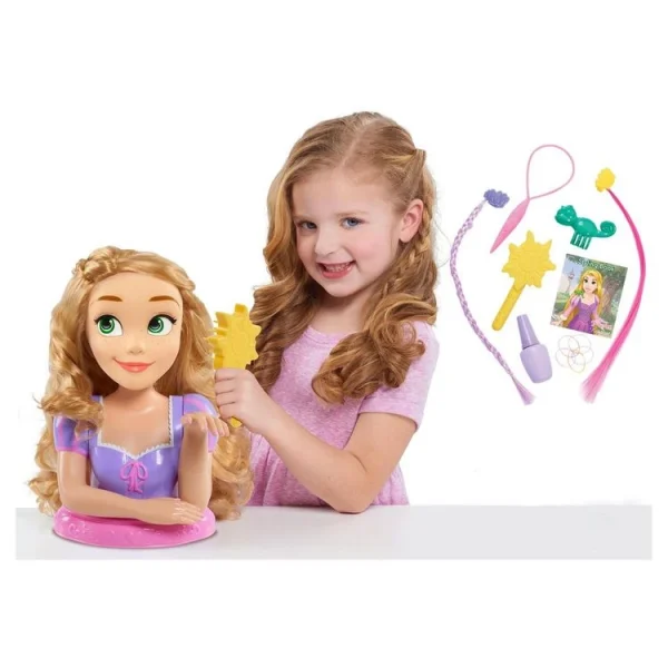 GP TOYS Tête à Coiffer Deluxe Raiponce Disney Princess 3