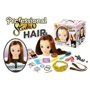 BUKI Professional Studio Hair Tête à Coiffer Avec étau 7