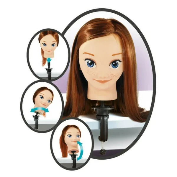 BUKI Professional Studio Hair Tête à Coiffer Avec étau 4