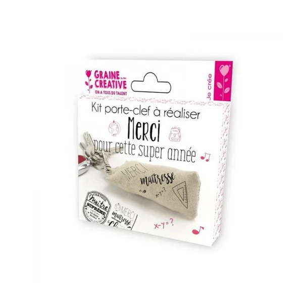 Graine Créative Kit Porte Cles Maitre /Maitresse 1