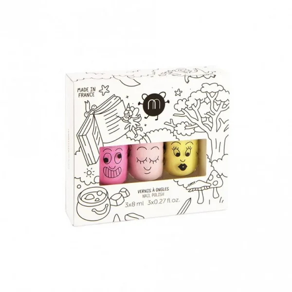 Nailmatic Coffret 3 Vernis A L Eau Dolly, Bella, Lulu 1