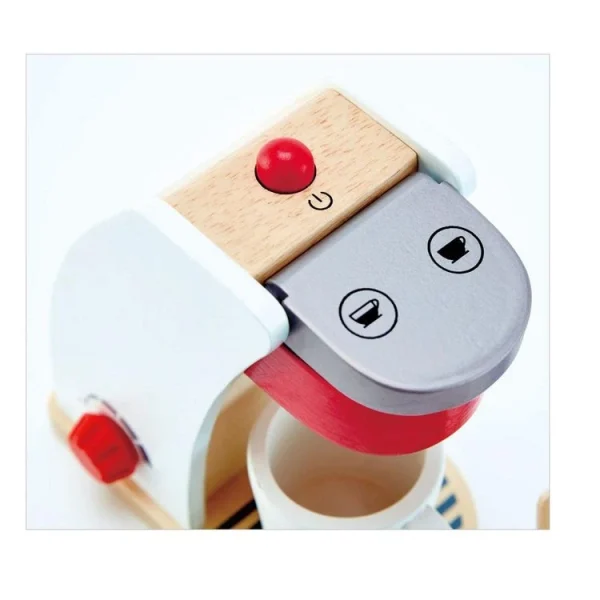 Hape Machine à Café En Bois Blanche 3