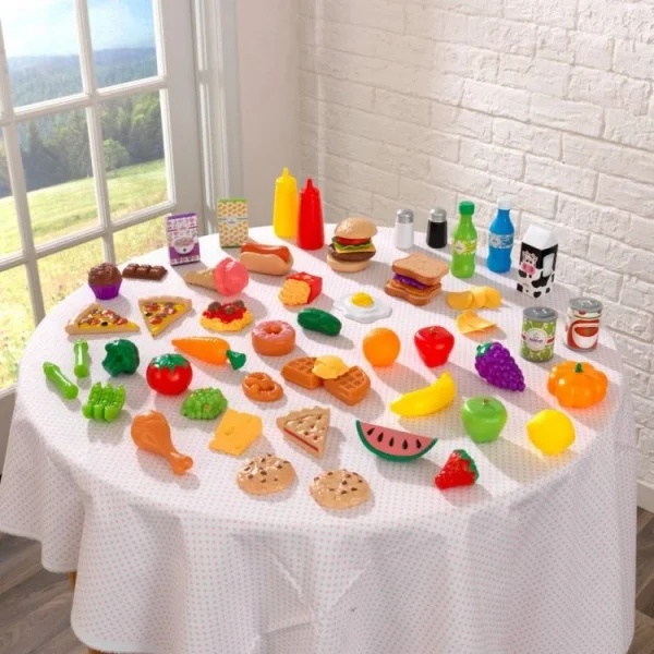 Kidkraft Ensemble Dinette Aliments Gourmands 65 Pièces 3