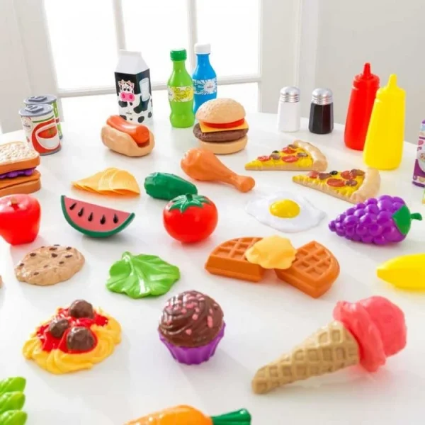 Kidkraft Ensemble Dinette Aliments Gourmands 65 Pièces 4