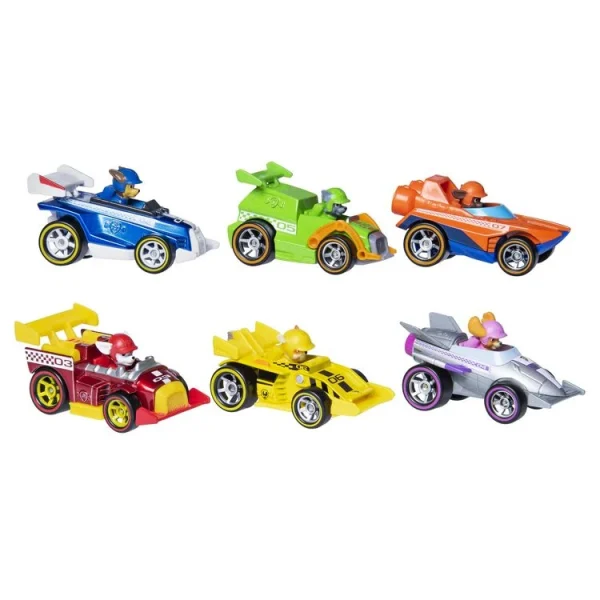 SPIN MASTER Paw Patrol Pack 6 Véhicules True Metal 1