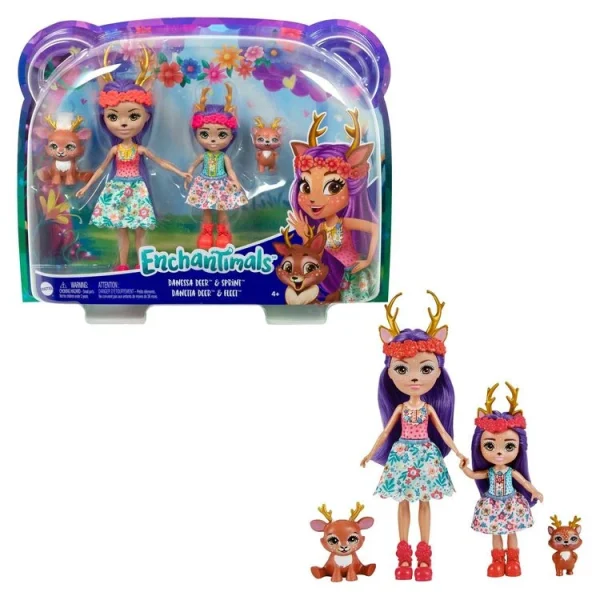 Enchantimals Mini-poupée Enchantimals – Danessa Biche Et Petit Soeur 3