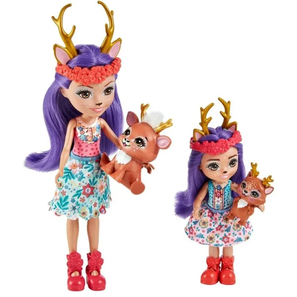Enchantimals Mini-poupée Enchantimals – Danessa Biche Et Petit Soeur 4