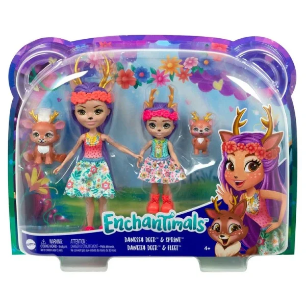 Enchantimals Mini-poupée Enchantimals – Danessa Biche Et Petit Soeur 5